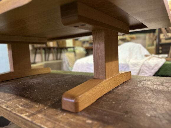 脚の支柱のみを作り替えます