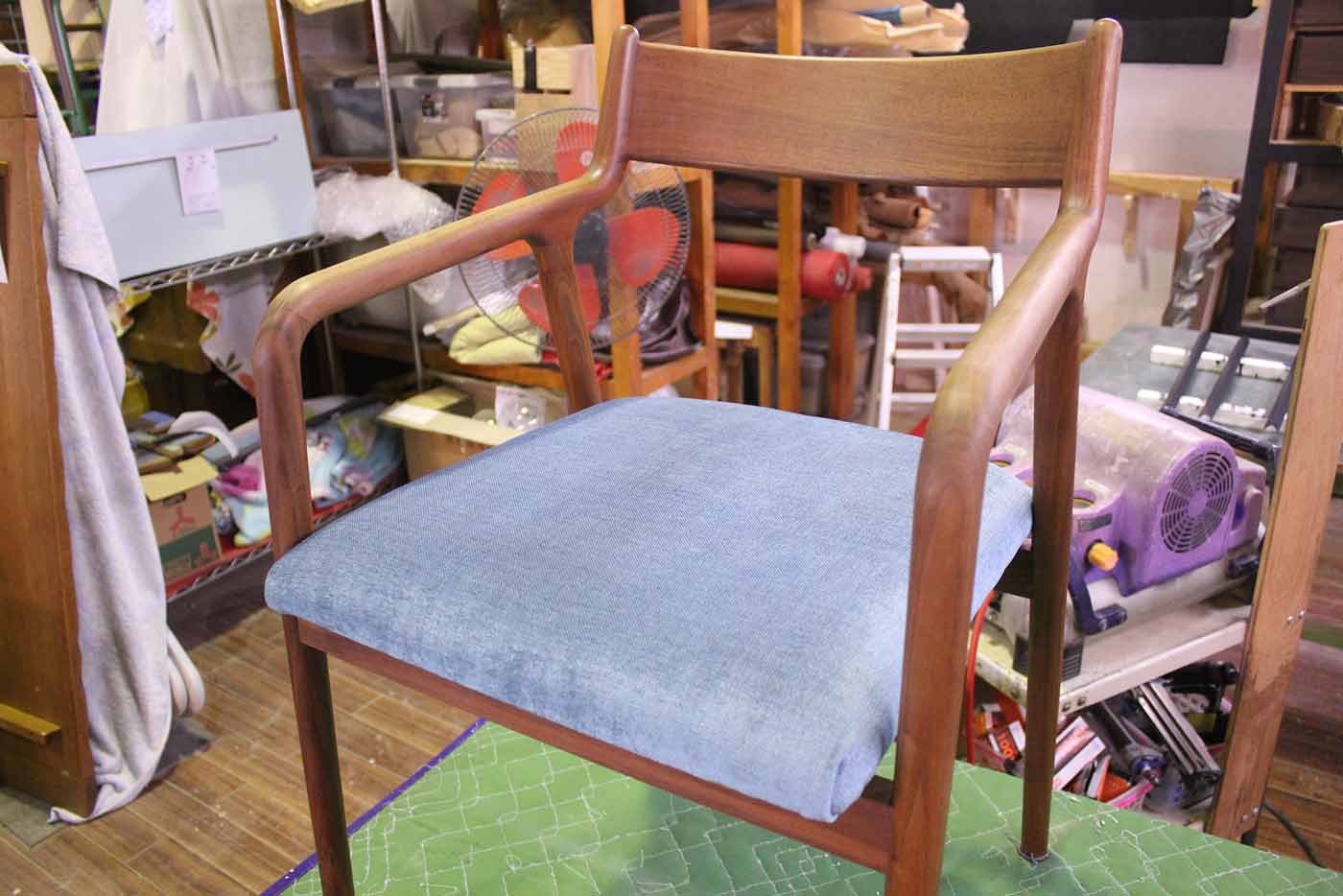 椅子 座面の張り替え 修理