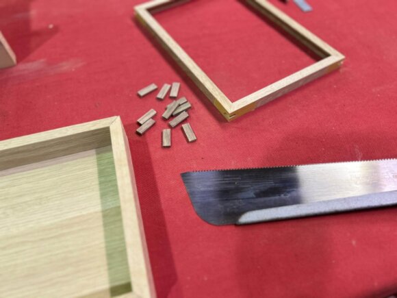 丁寧に加工して